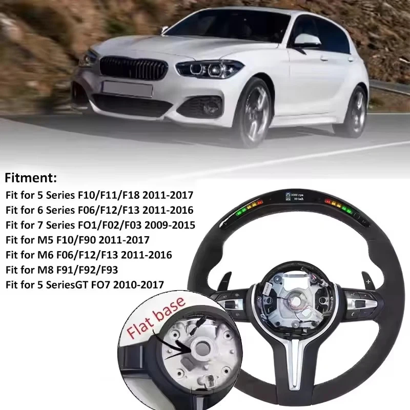 Volante de cuero para BMW F10  - Tech Car Accessories reseña y precio