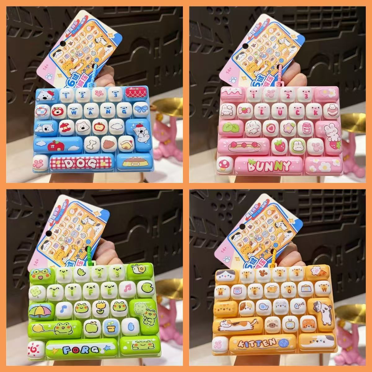 26Grid Keycap Clicker Antiestr - Kawaii Tech Accessories reseña y precio