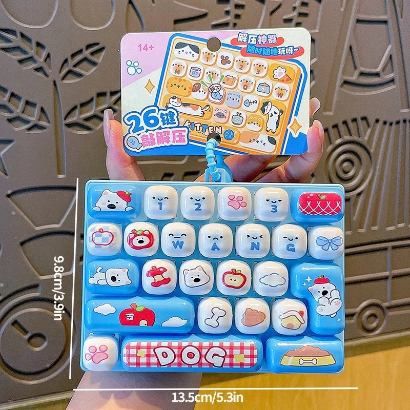 26Grid Keycap Clicker Antiestr - Kawaii Tech Accessories reseña y precio